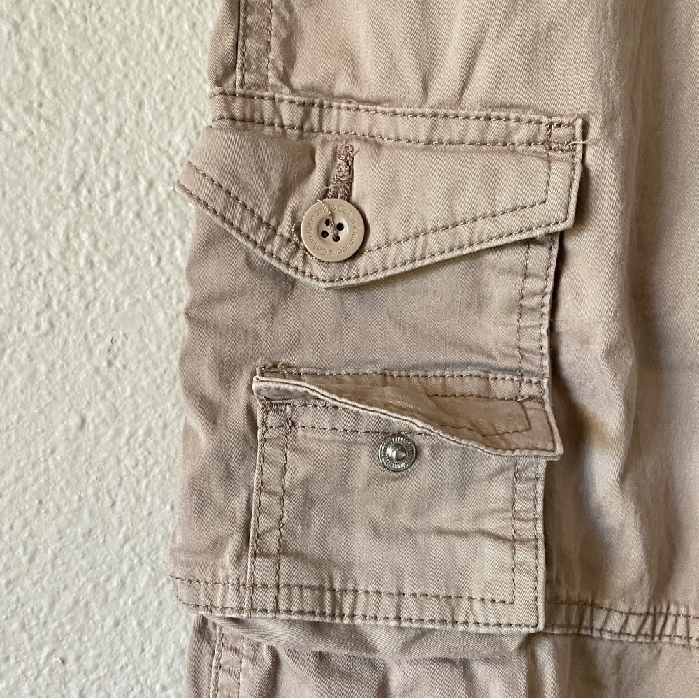 Calvin Klein Jeans Cargo Utility Pants Women’s 8 Khaki Tan Y2K Streetwear Grunge - Picture 7 of 14